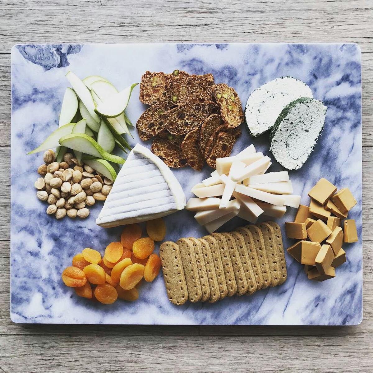 a table topped with different types of food