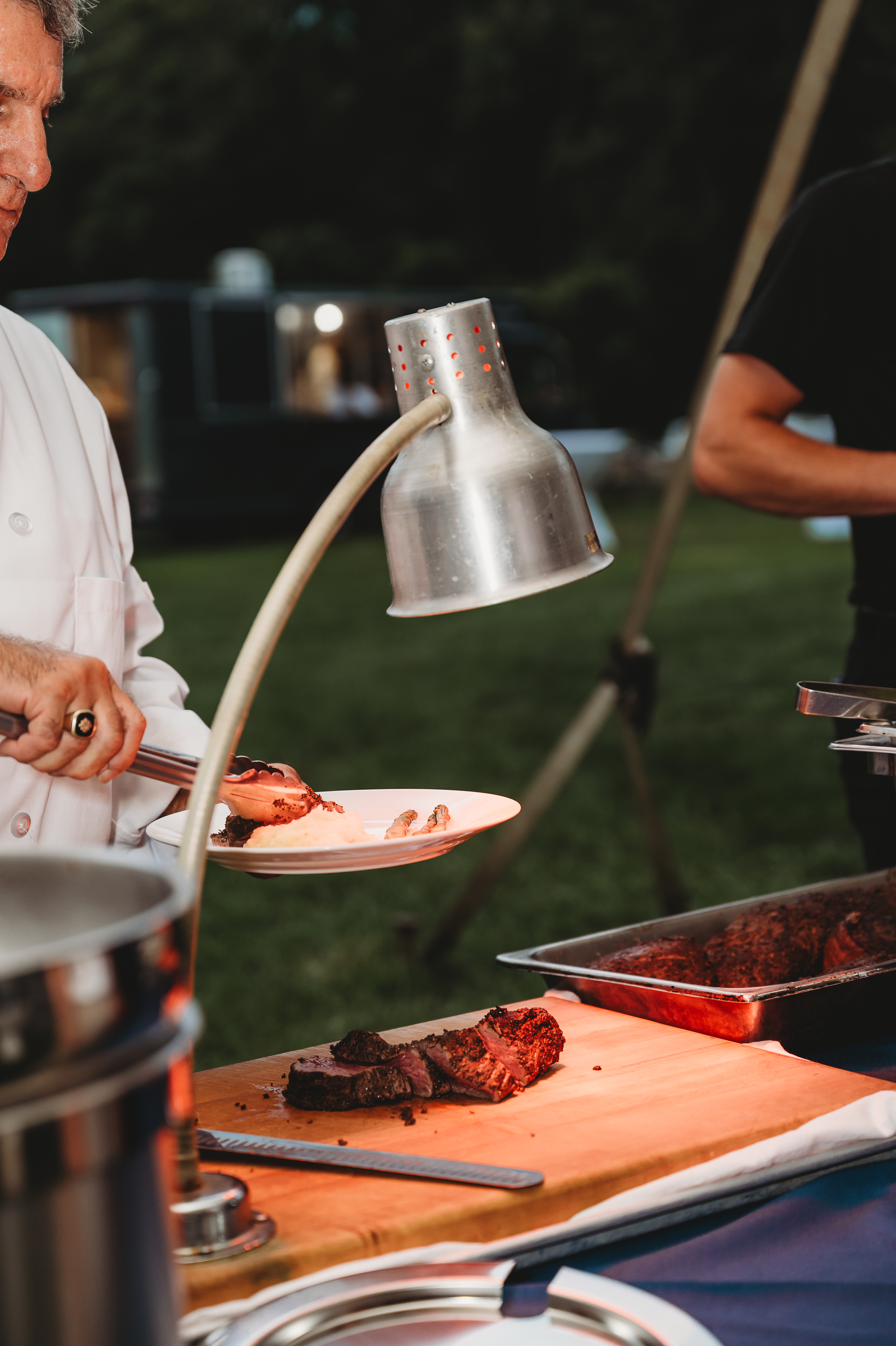 meat carving station