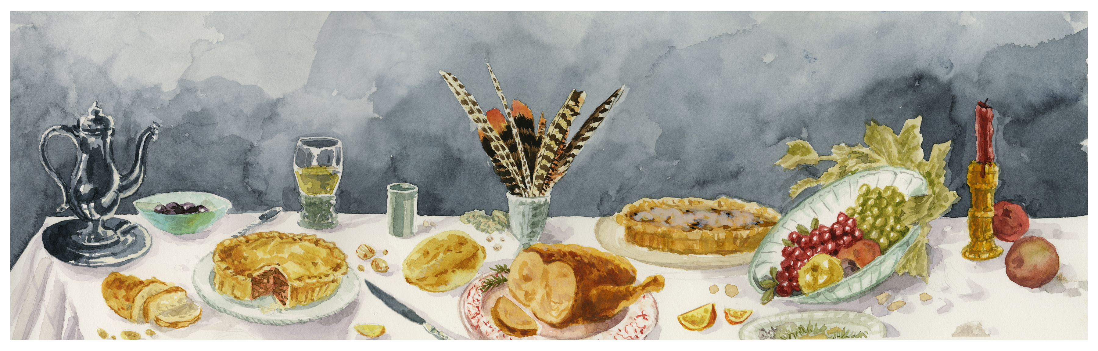 a table topped with different types of food on a plate