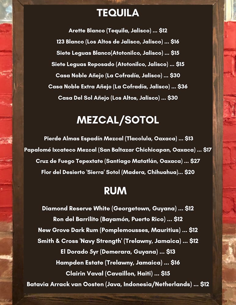 Agave & Sotol list call for more info
