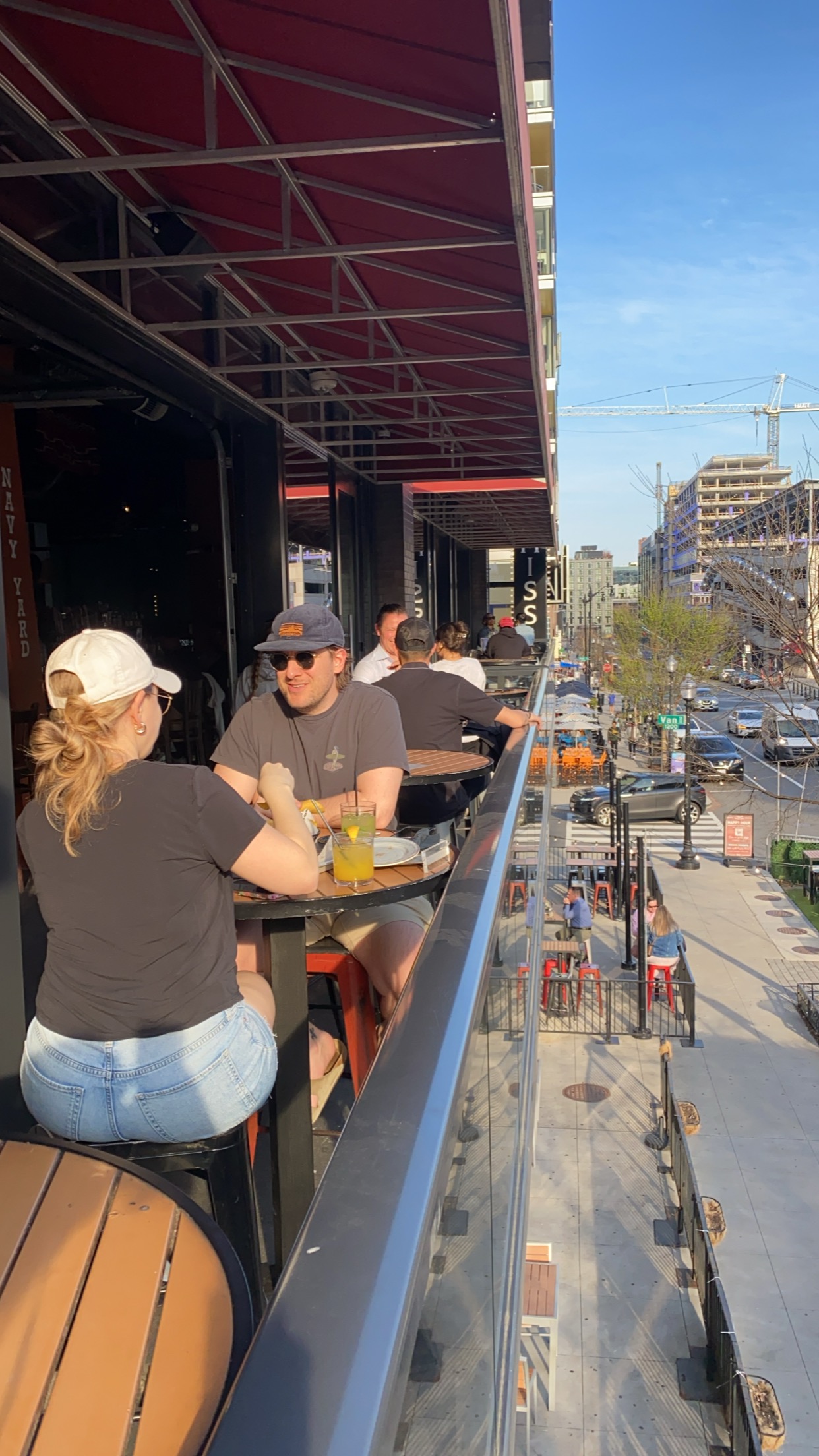 a person standing next to a train