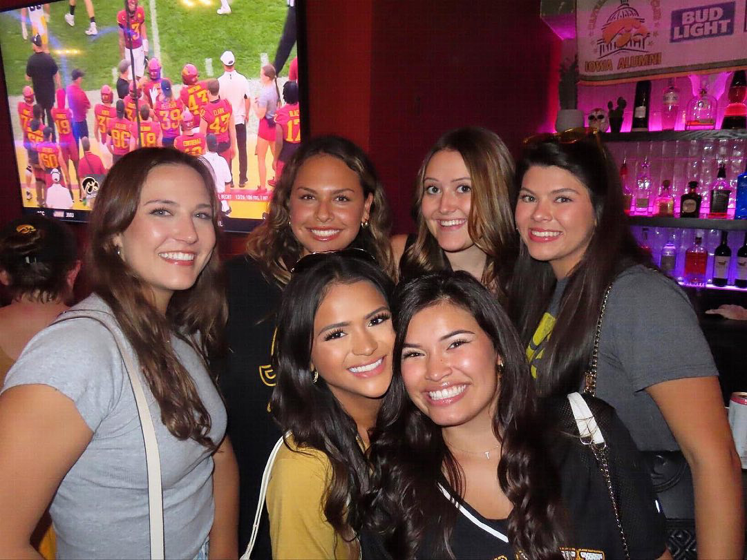 a group of people posing for a photo