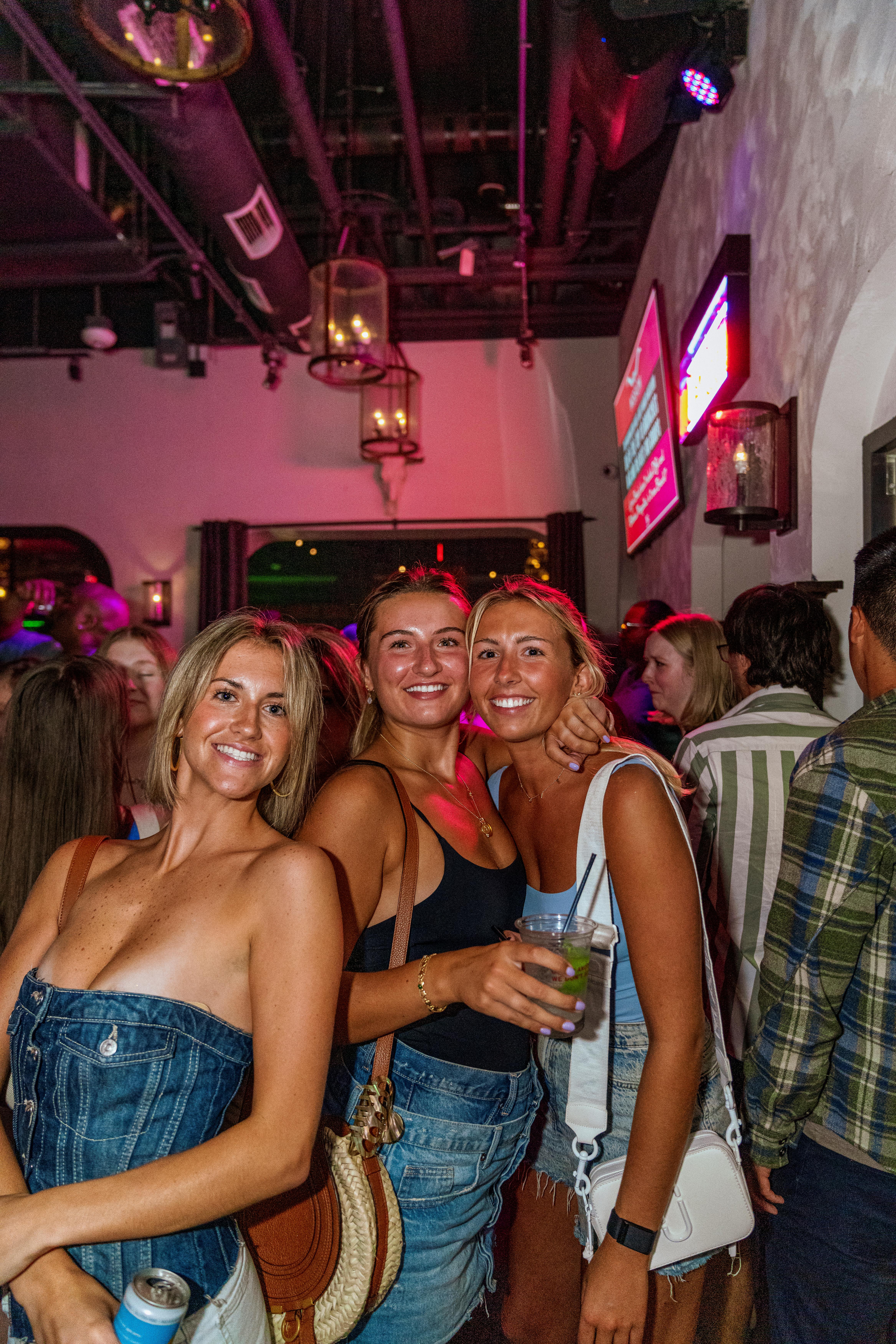 a group of people posing for the camera