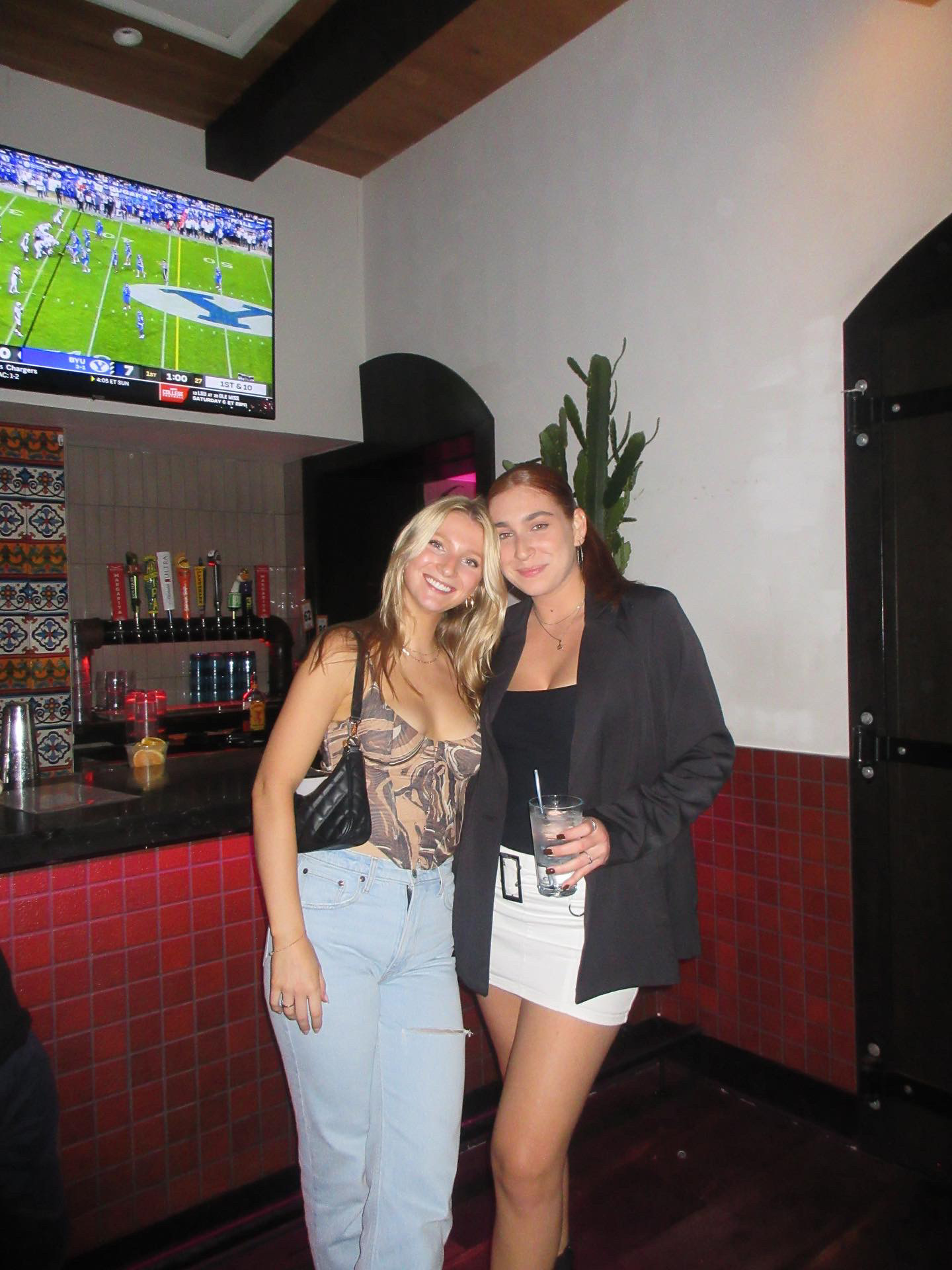 a person standing in a room