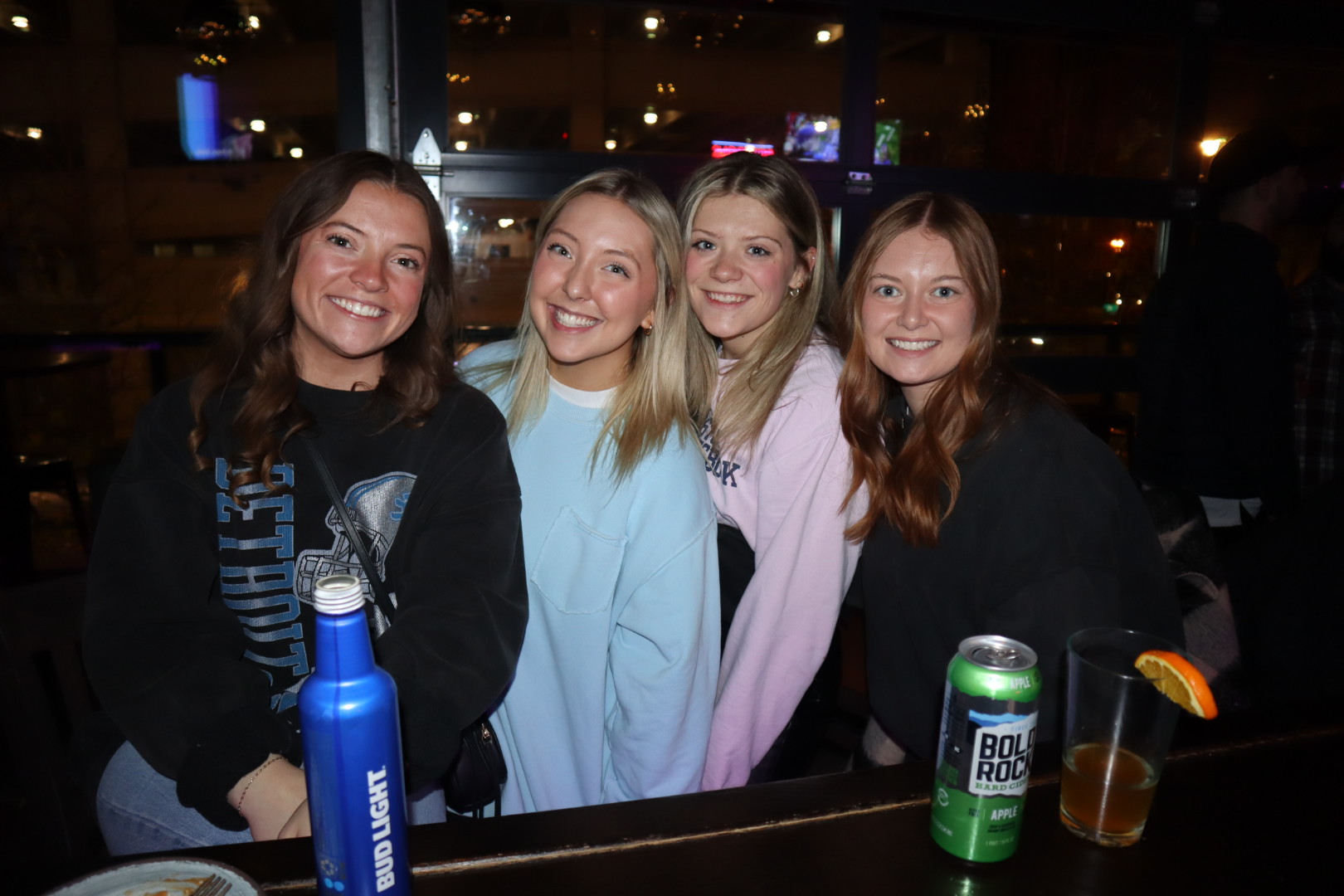 Francesca Michielin holding a bottle posing for the camera