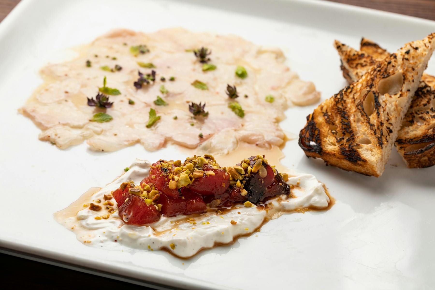a piece of food on a plate