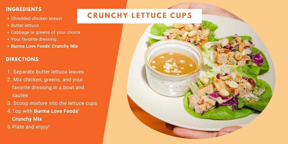 a plate of food on a table