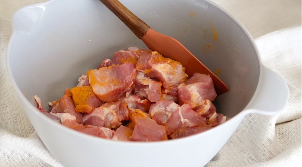 a bowl of food on a plate