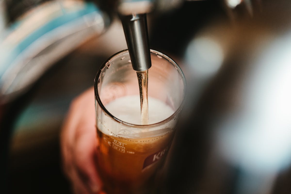 a glass cup on a table