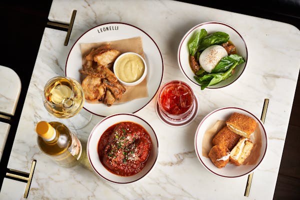 a plate of food on a table