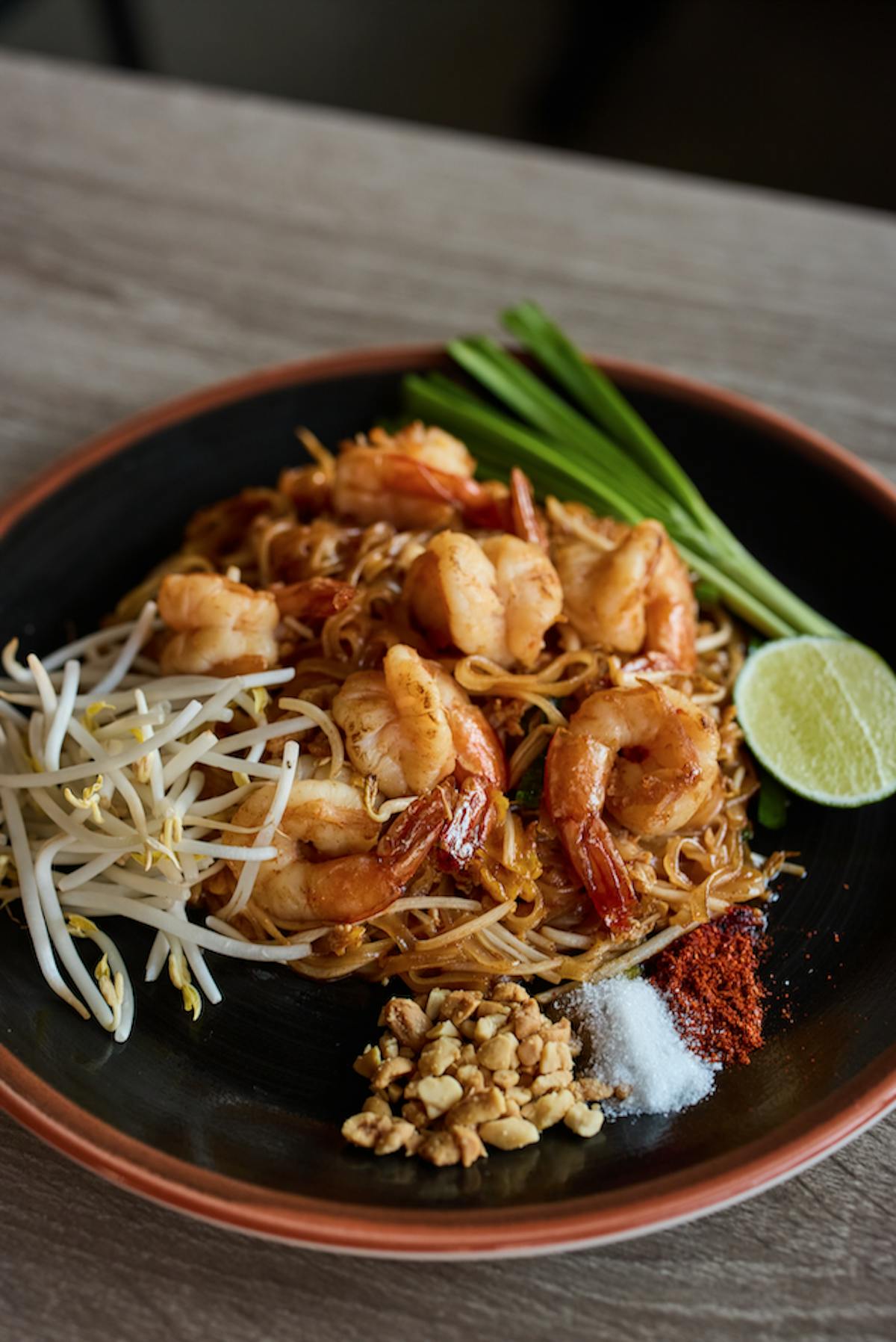 a plate of food on a table