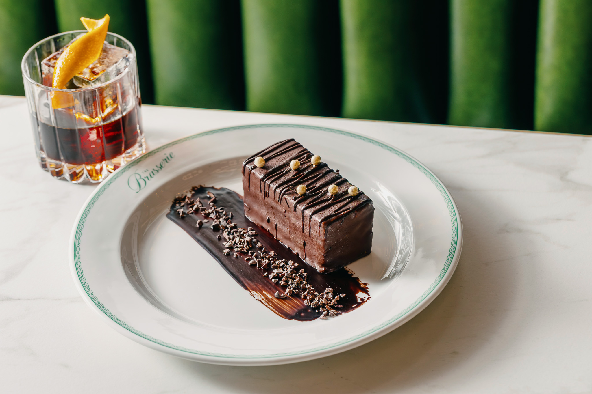 a chocolate cake on a plate