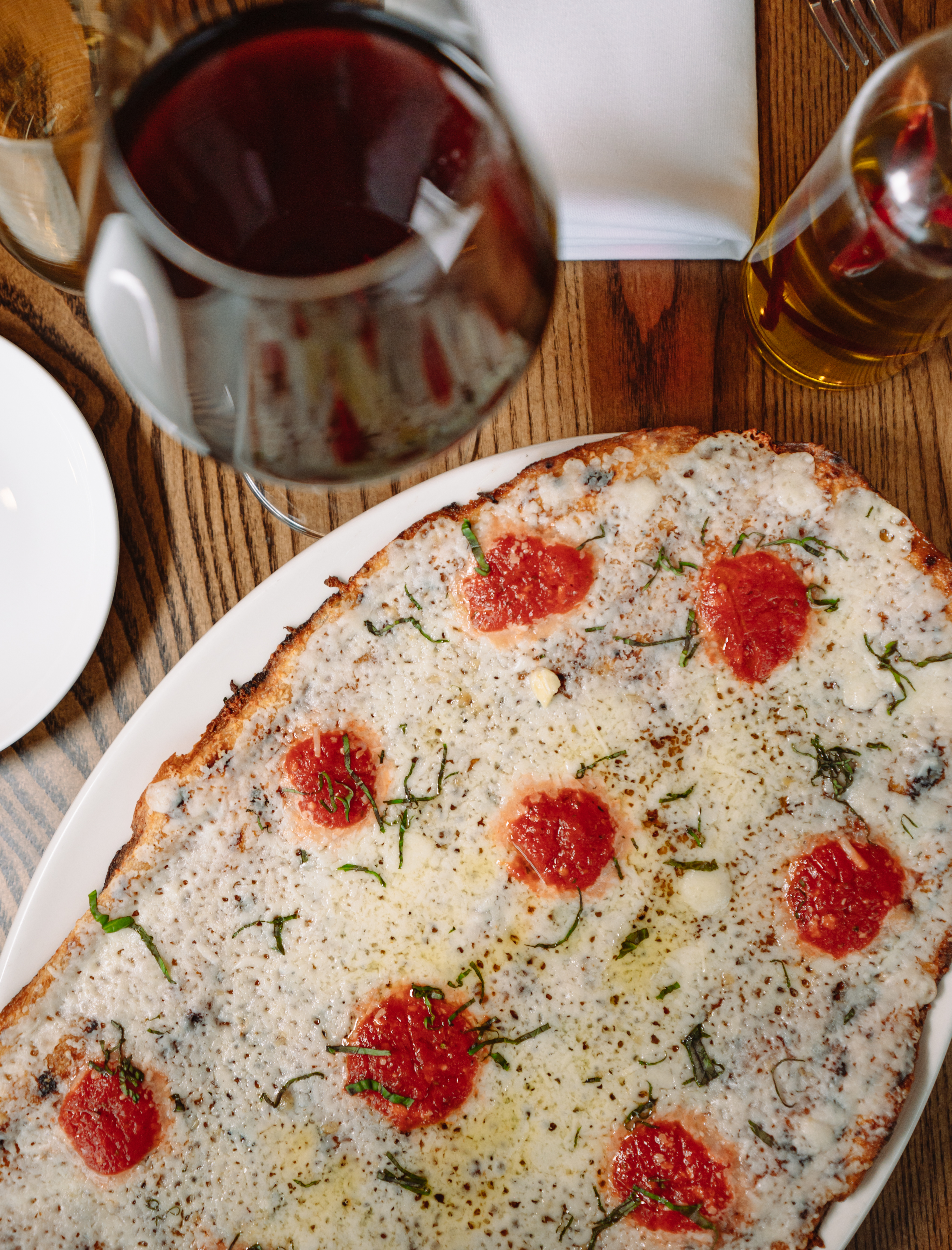 Grilled pizza