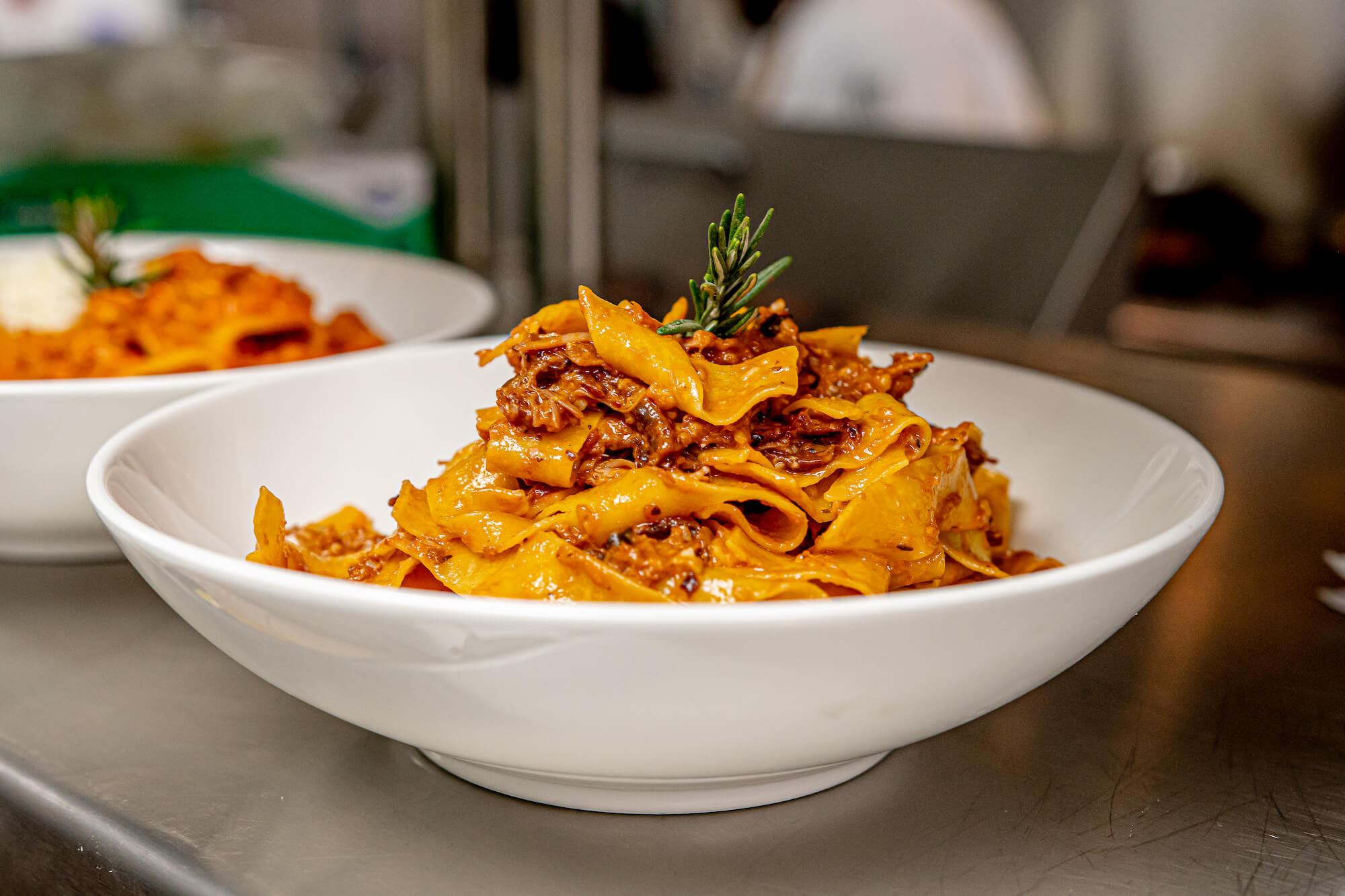 a bowl of food on a table