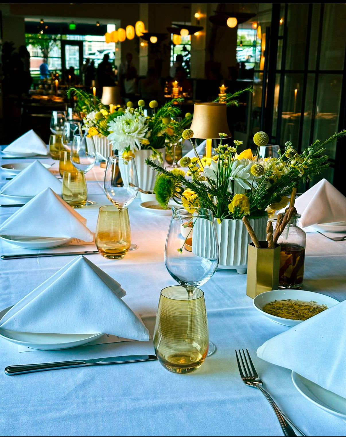 a dining room table