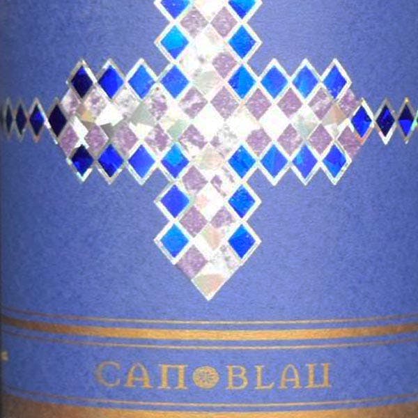 a close up of a bottle of wine