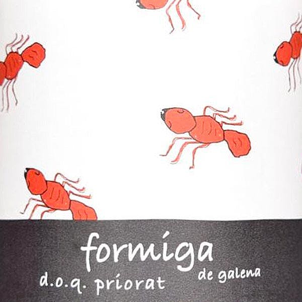 a close up of a bottle of wine