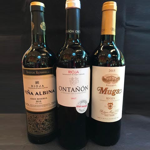 a close up of a bottle of wine