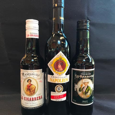 a close up of a bottle of wine