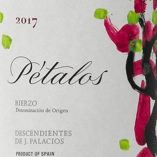 a close up of a bottle of wine