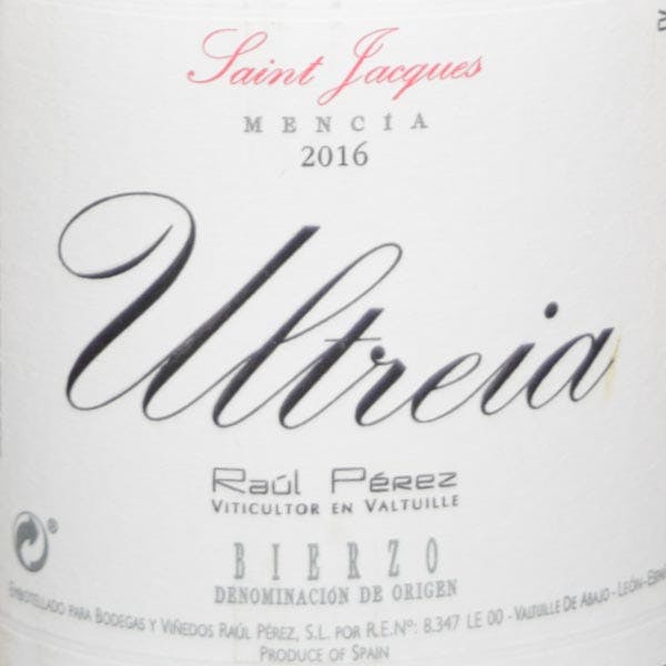 a close up of a bottle of wine