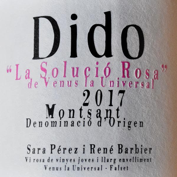 a close up of a bottle of wine