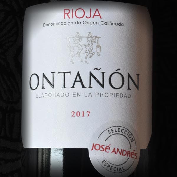 a close up of a bottle of wine