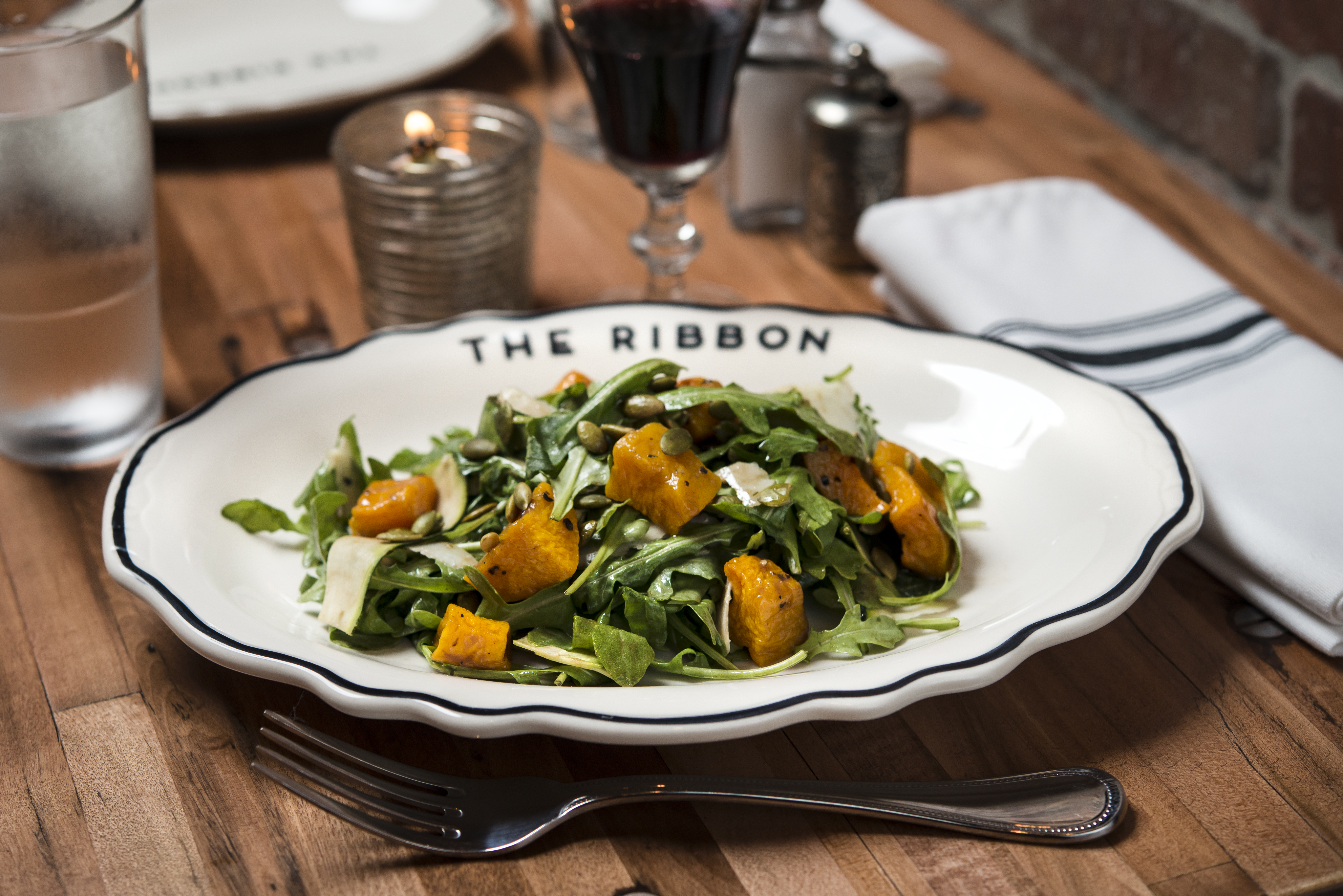 a plate of food on a table