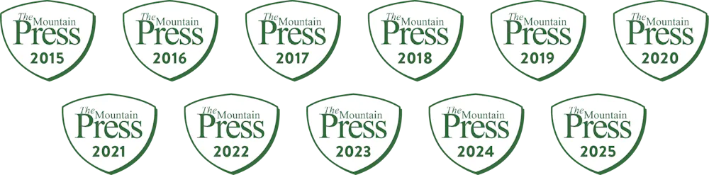 a group of logos with text