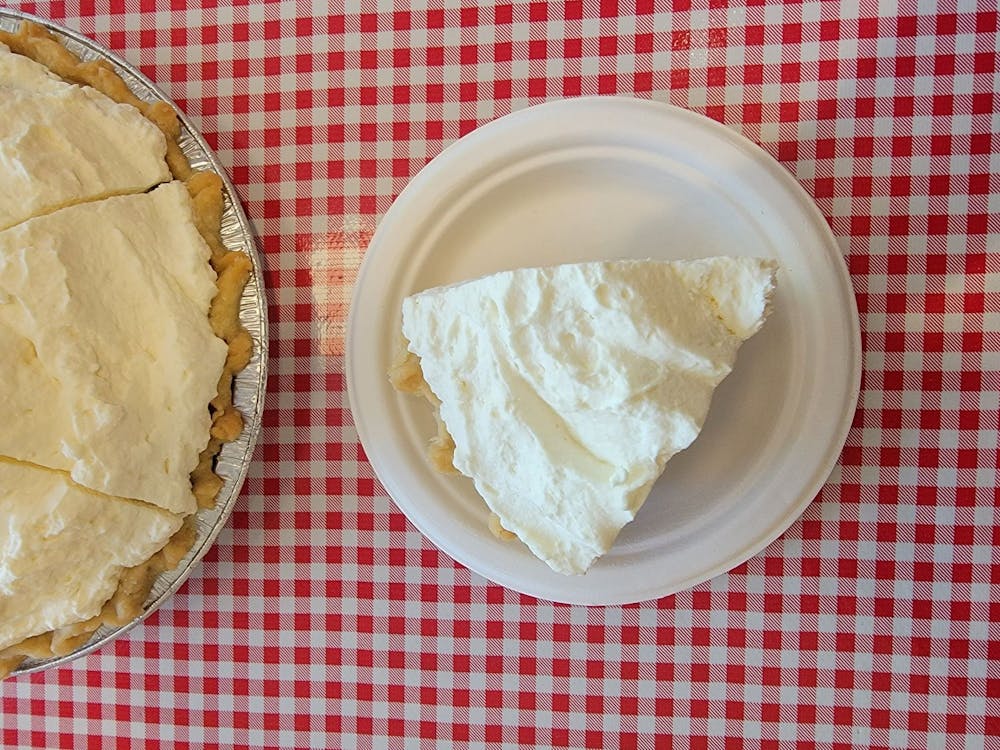 a piece of cake on a paper plate