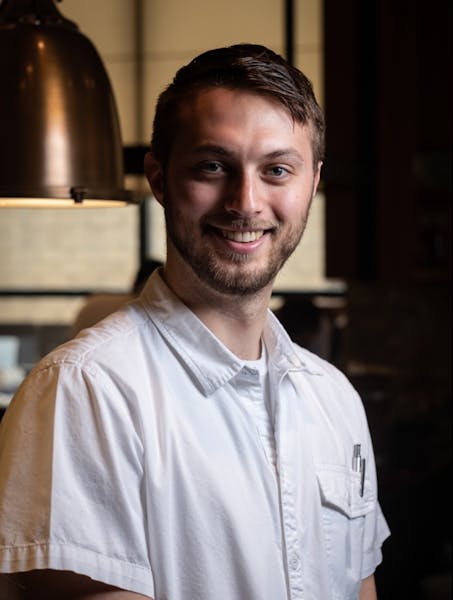 a man looking at the camera