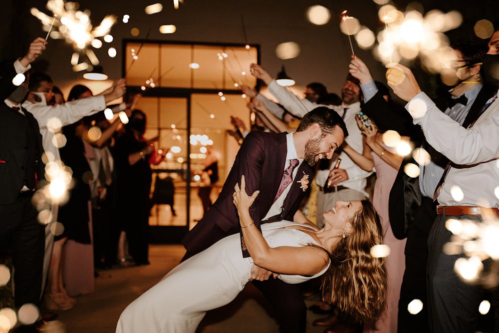 a group of people in a room