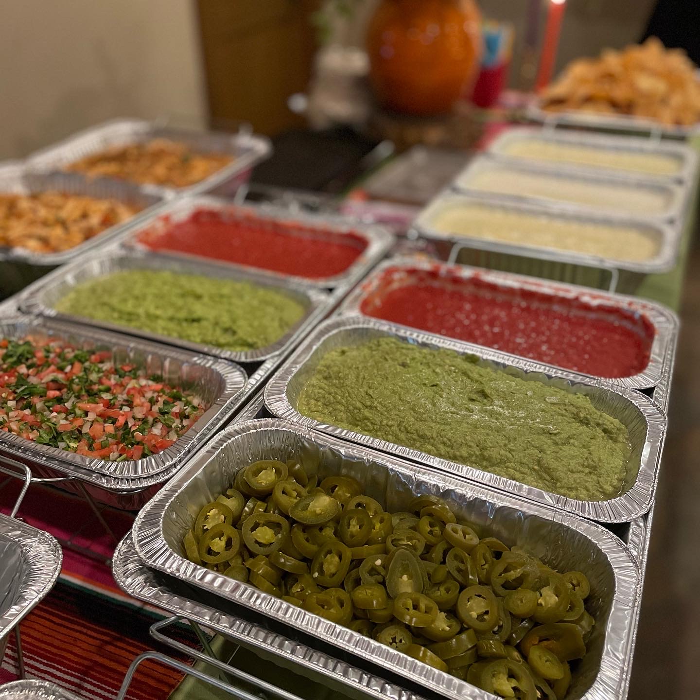 a tray of food on a table