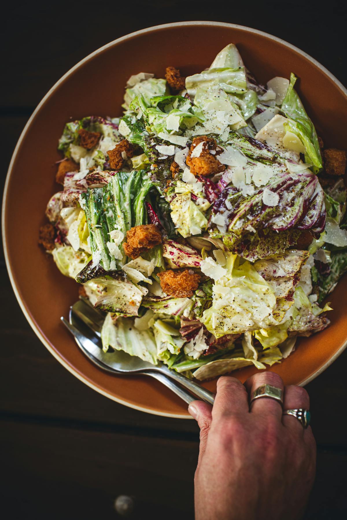 a salad plate 