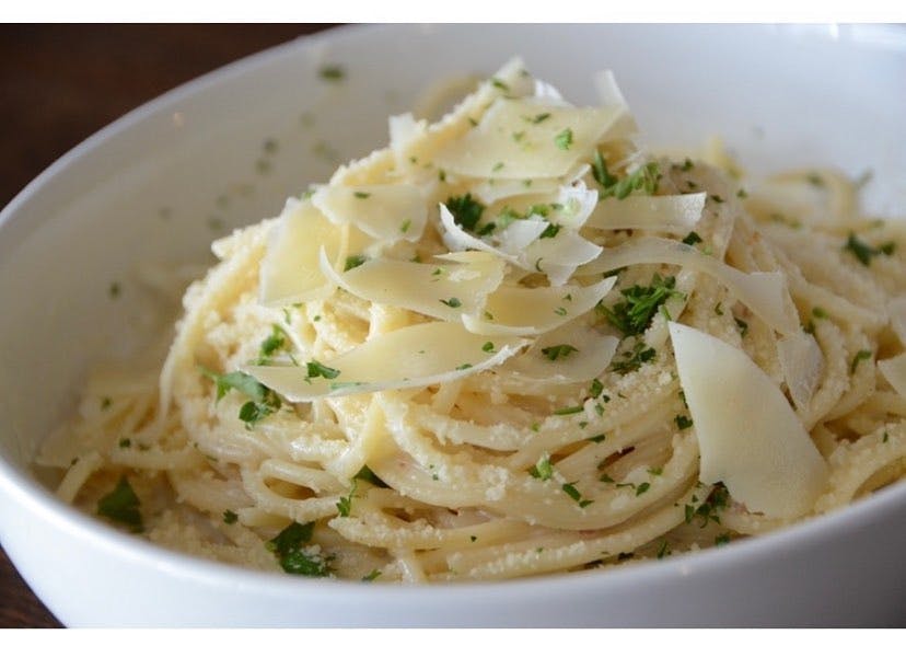 a bowl of food on a plate
