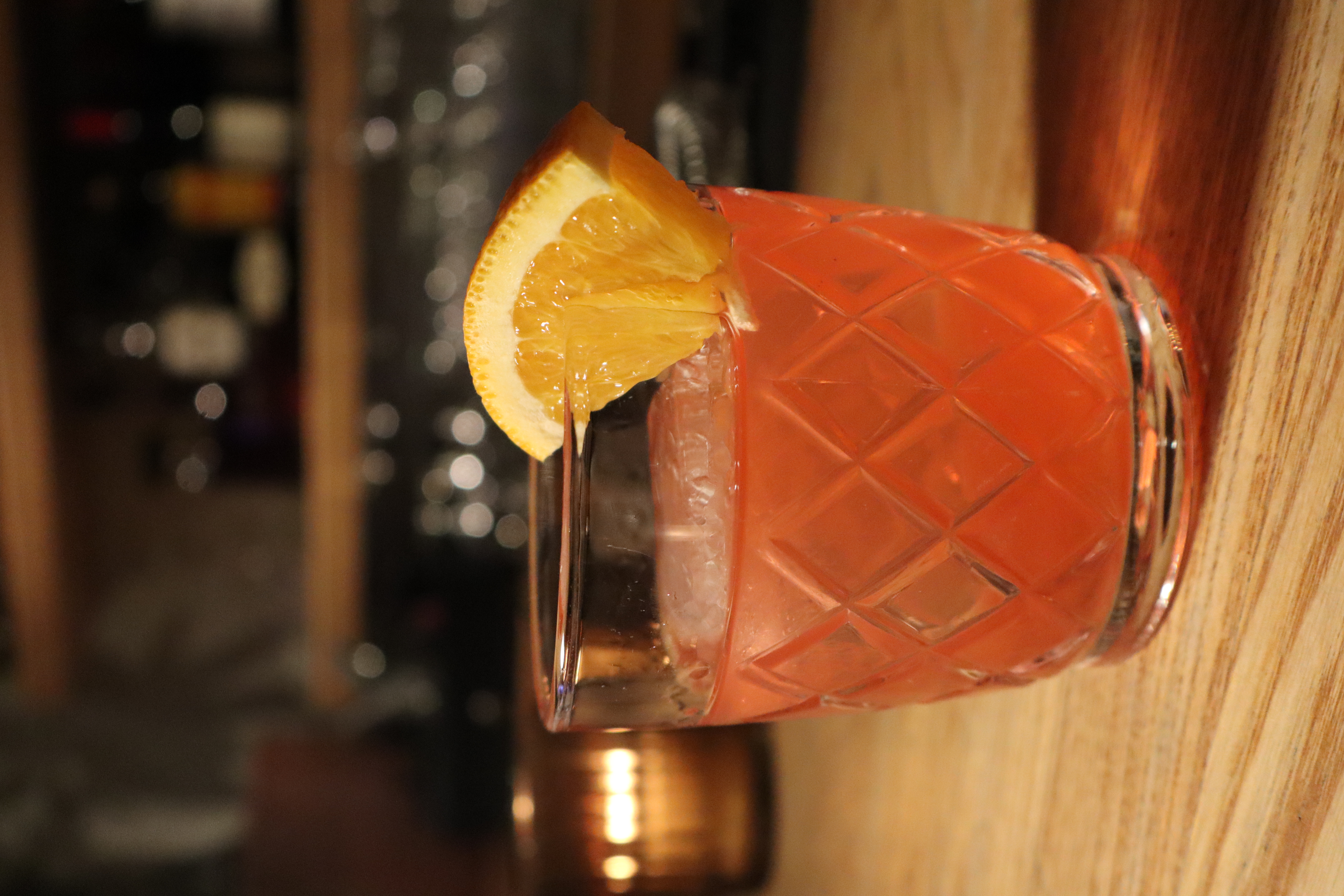 a glass of orange juice