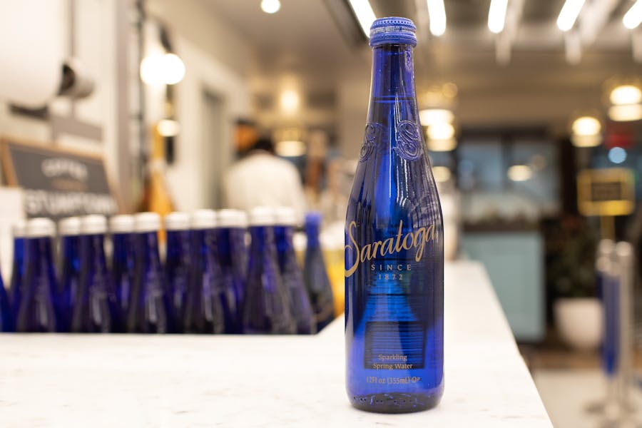 Saratoga Sparkling Water Patisserie Chanson Best French Cafe