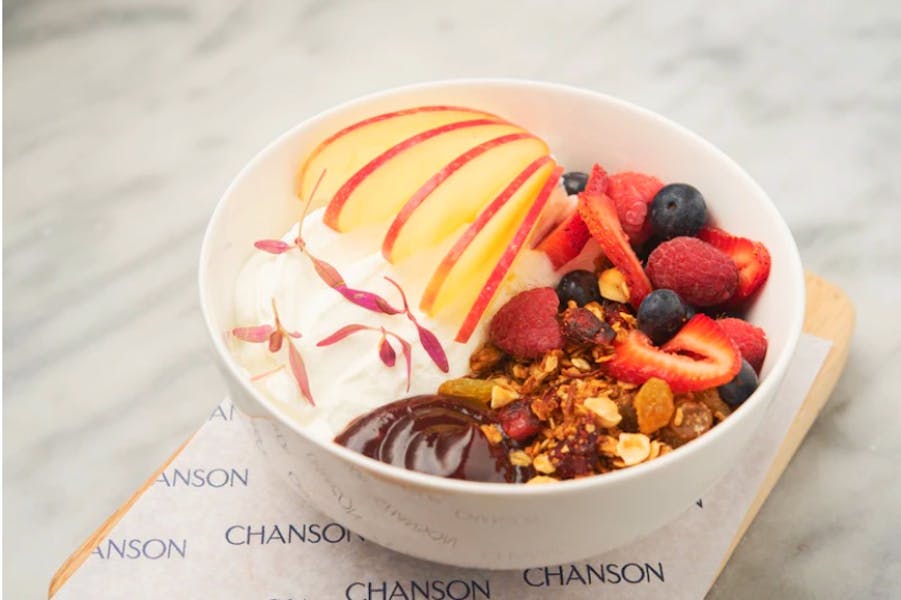 Organic Yoghurt Parfait Patisserie Chanson Best French Cafe, Bakery