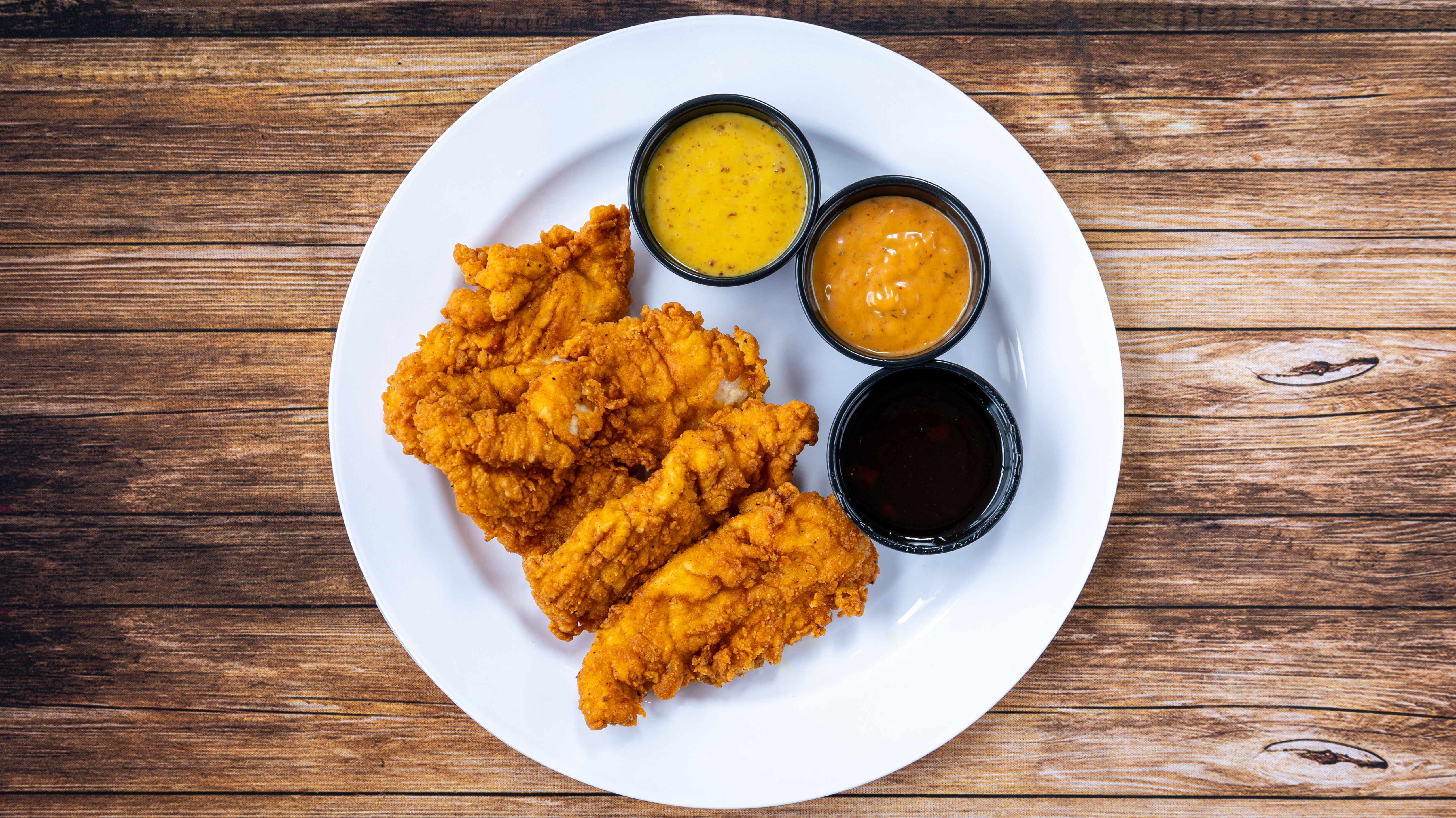a plate of food on a table