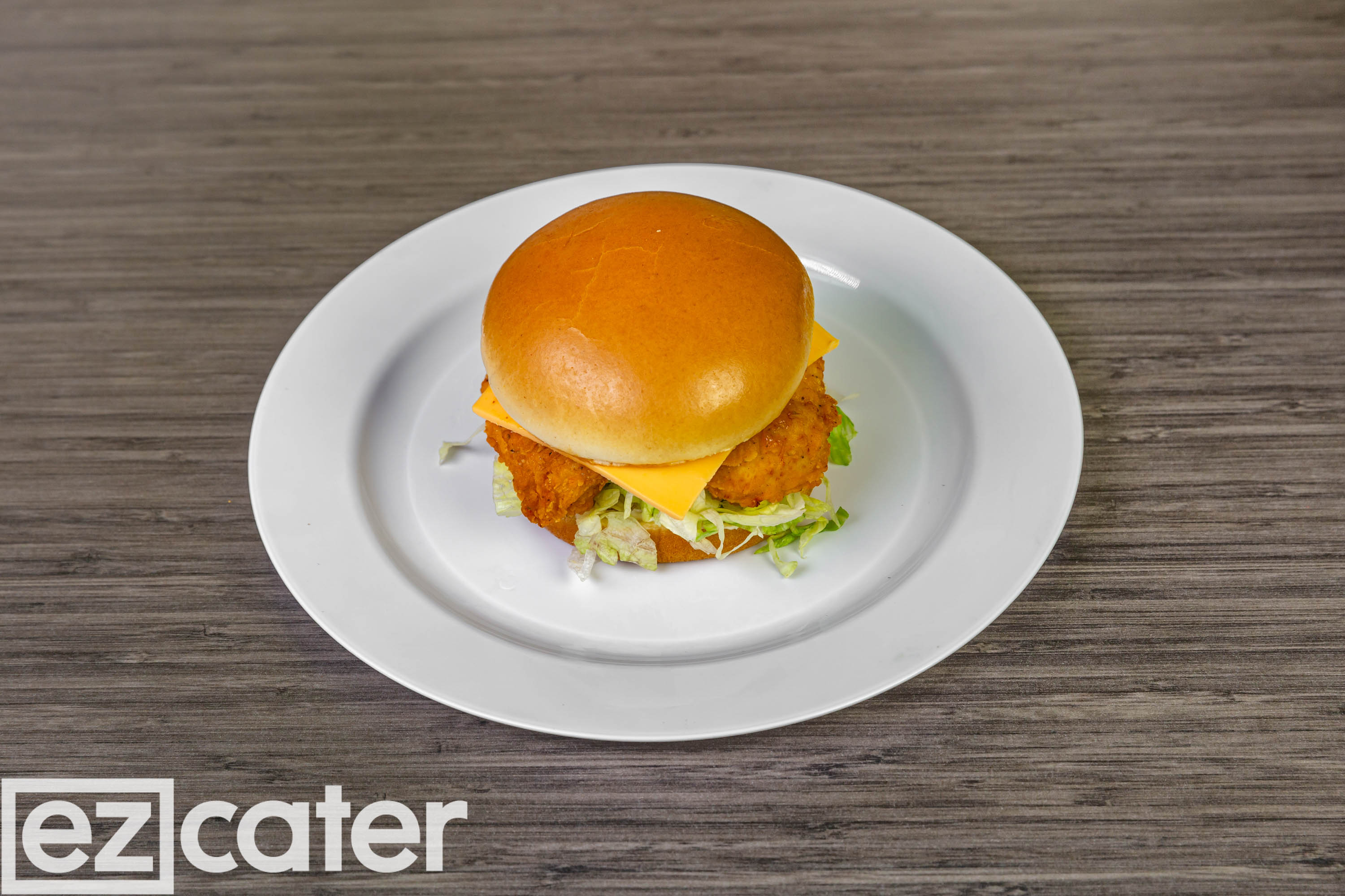 a plate of food with a slice of orange