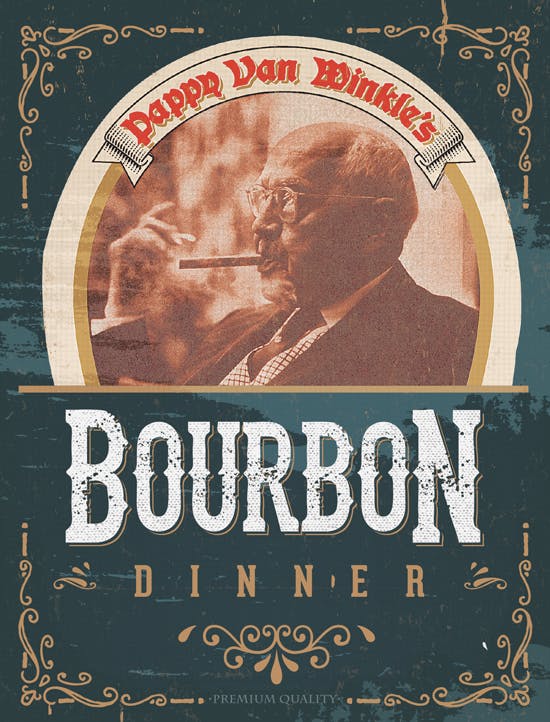 Pappy's Bourbon Dinner Jan. 2020