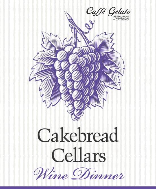 Cakebread Cellars WIne DInner, February 10th 2020