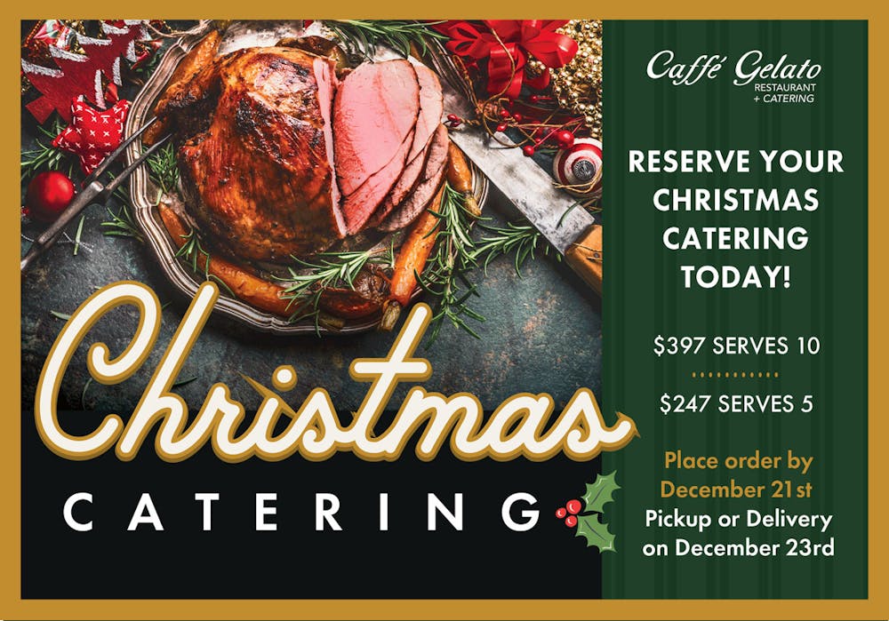 Reserve your Christmas Catering today