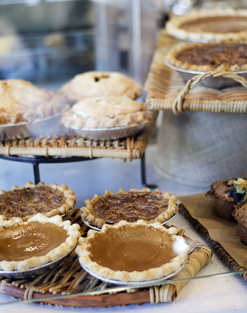 a bunch of pies