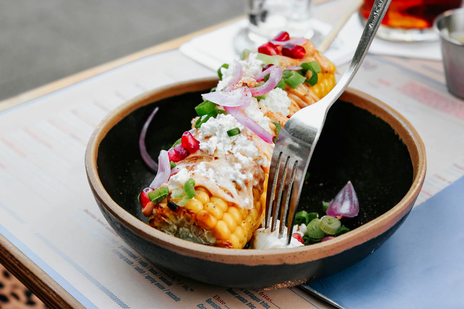 a bowl of food on a plate