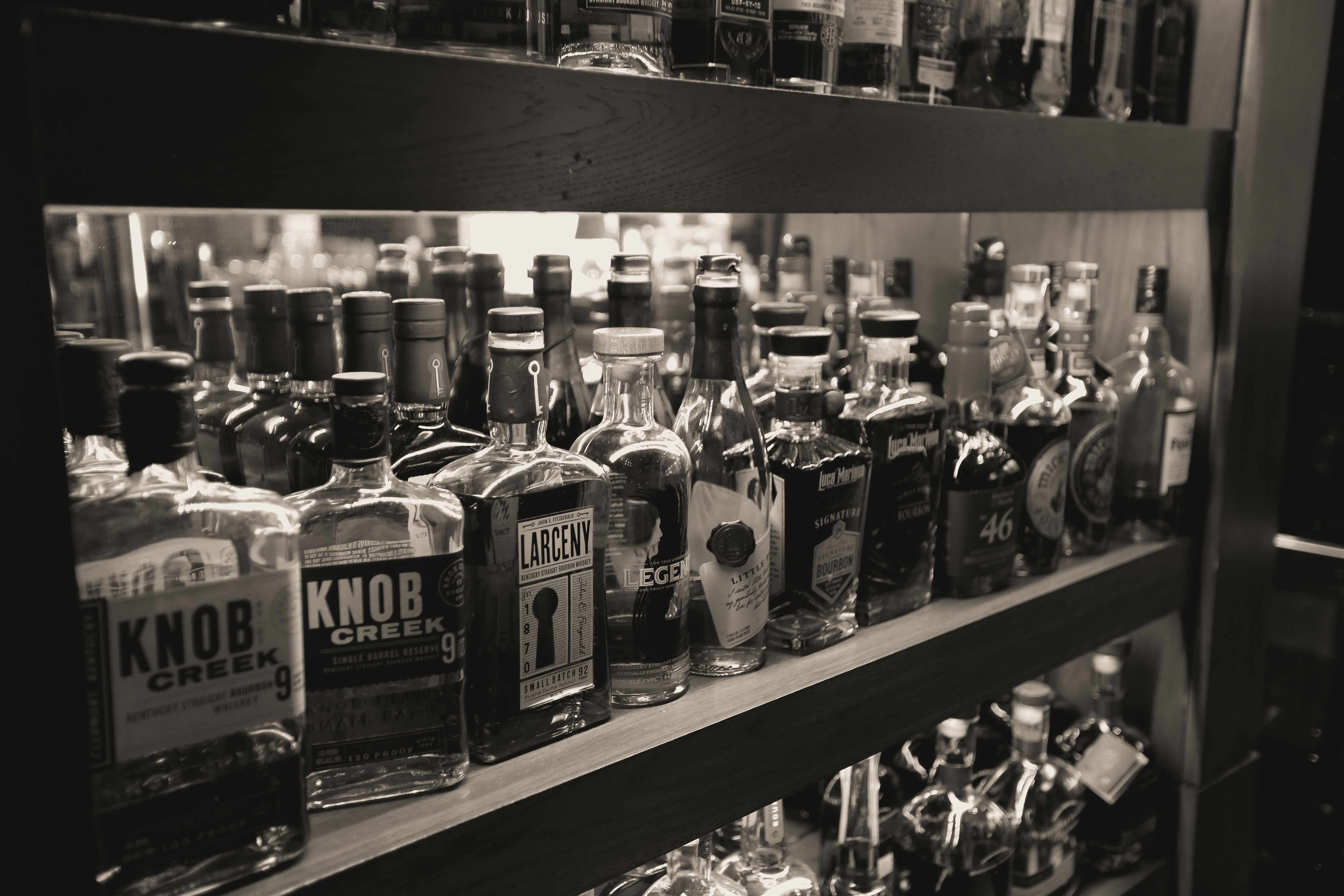 a store shelf filled with books