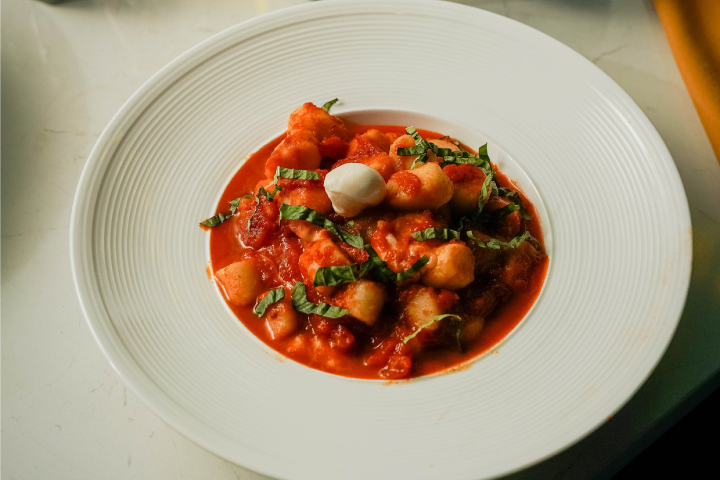 a plate of food with stew