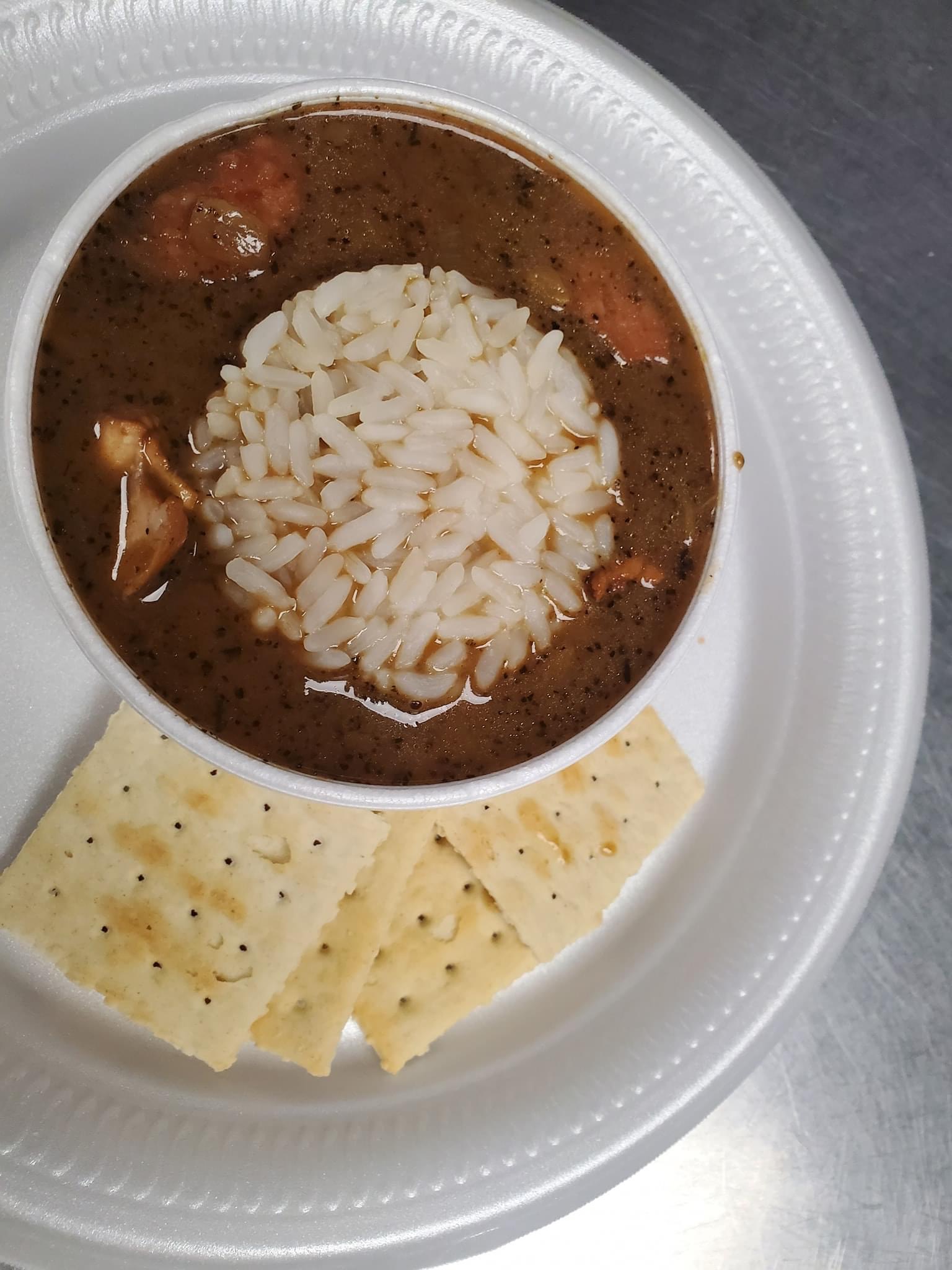 a bowl of food on a plate