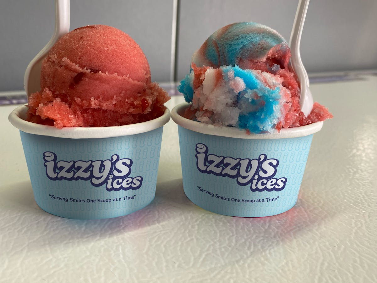 two cups of fruit ices