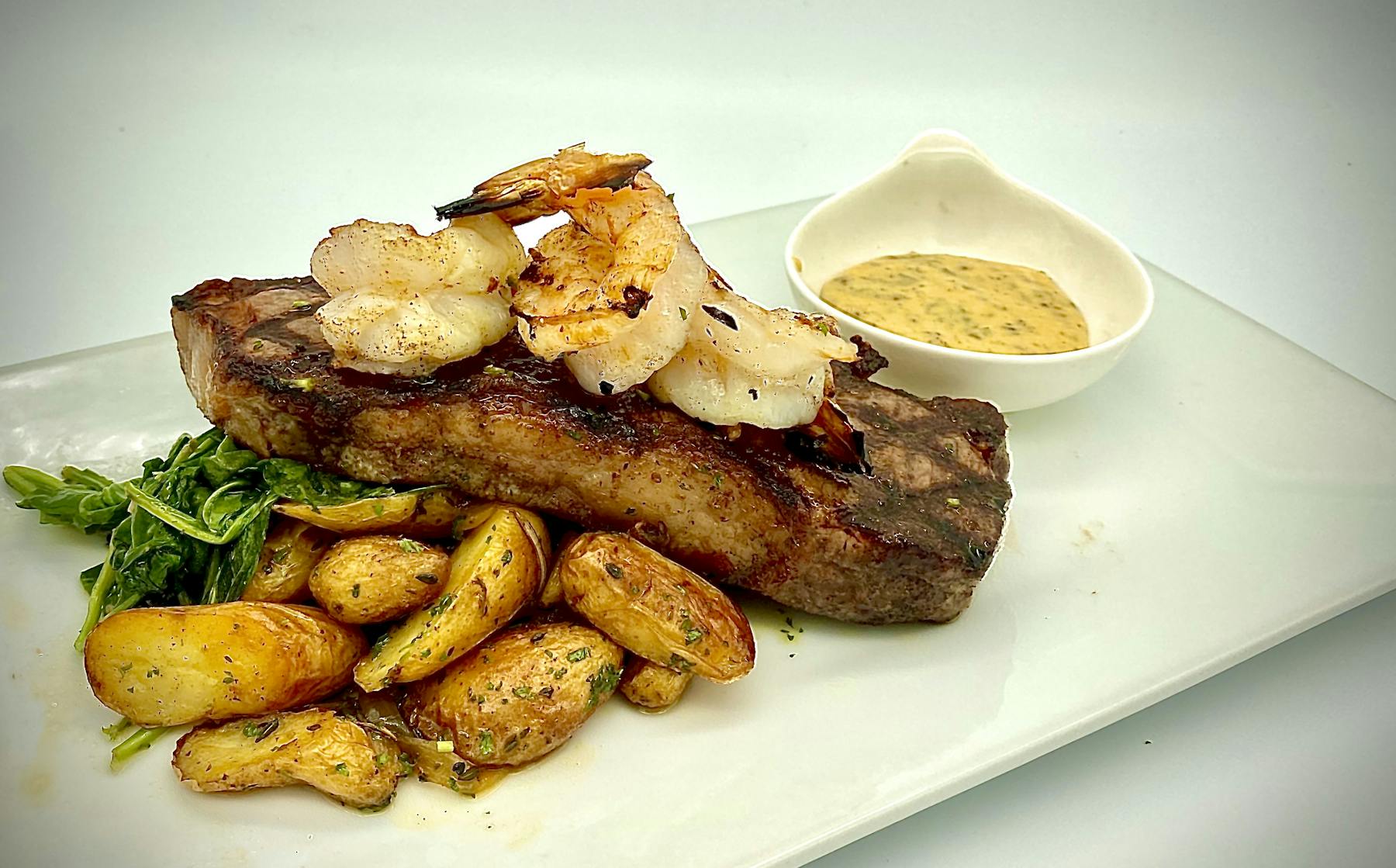 a plate of food